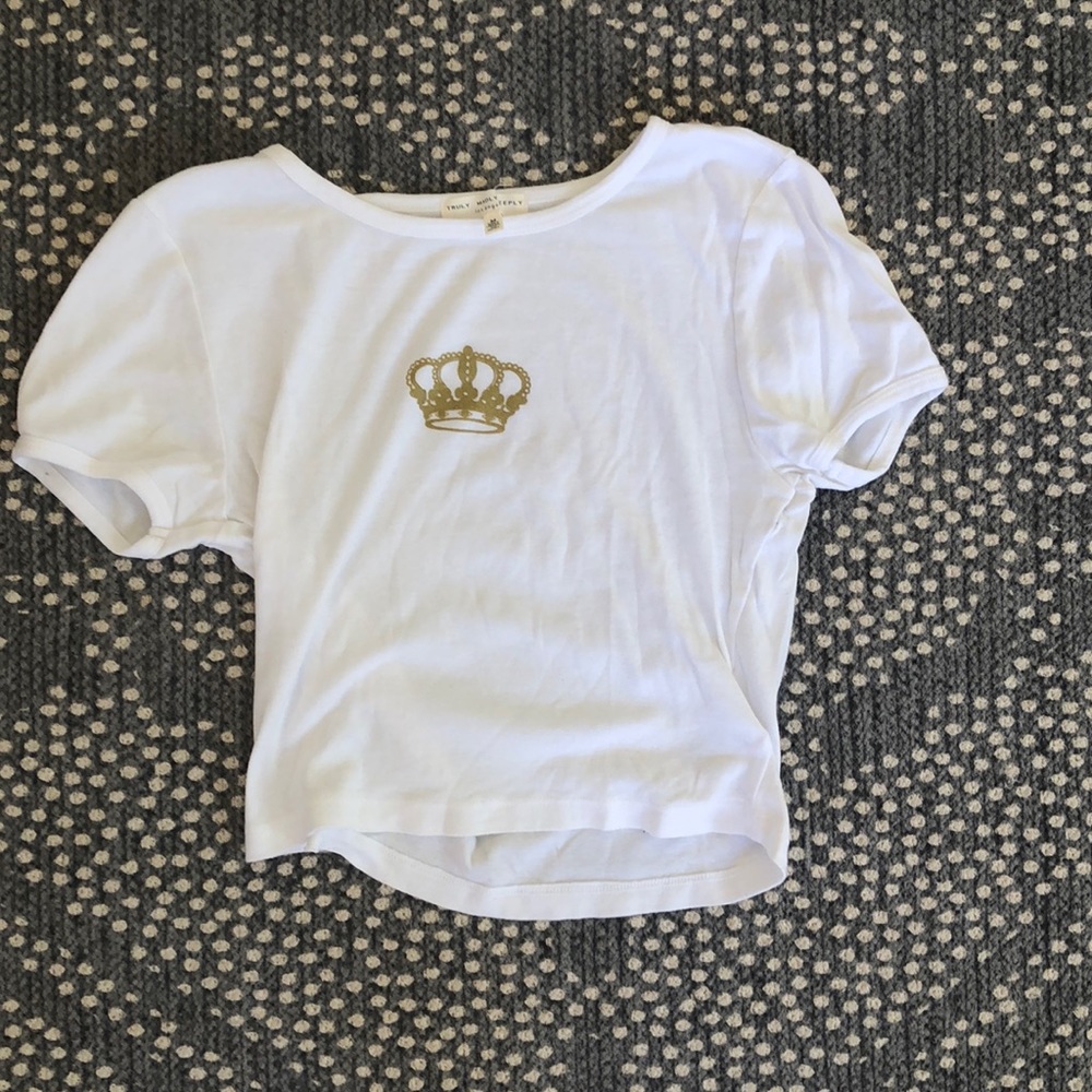 Truly Madly Deeply Crown Cropped Tee
